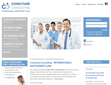 Tablet Screenshot of conectare-consulting.de